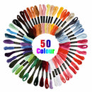 50pcs/set DMC Cross Stitch Cotton Embroidery Thread Floss Sewing Skeins Craft AU