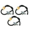 3x Motorcross Fuel Gas Filter Line Hose Tap 45cm 50cc-150cc ATV Universal