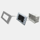 Wall Switch Socket Three Open Single Control Switch With Led