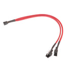 Motherboard Cooler Fan Line Extension Splitter 4Pin 3Pin Fan Cable  Adapter W Kw