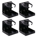4 Pack BLACK Drink Holder Stand with Fixings for Marine Boat RV Caravan