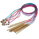 1 Set /12 Pc Natural Bamboo Flexible Afghan Tunisian Carpet Crochet Hooks N N6G4