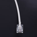1pcs 10m RJ11 Telephone Connector Extension Cable White L7C9