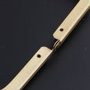 21cm Meta Frame Purse Frame Kiss Clasp Lock Squared Bag Clutch Frame Bronze