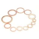 280 Pcs Assorted Copper Washer Gasket Set Flat Ring Seal Assortment Kit M5- G1M7