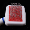 Pro Quality Cleaning Slicker Brush for Dogs and Cats - Easy to Clean Pet