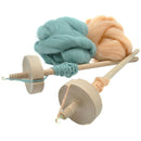 Pretty Drop Spindle Top Whorl Yarn Spin Hand Carved Wooden Tool For Beginners