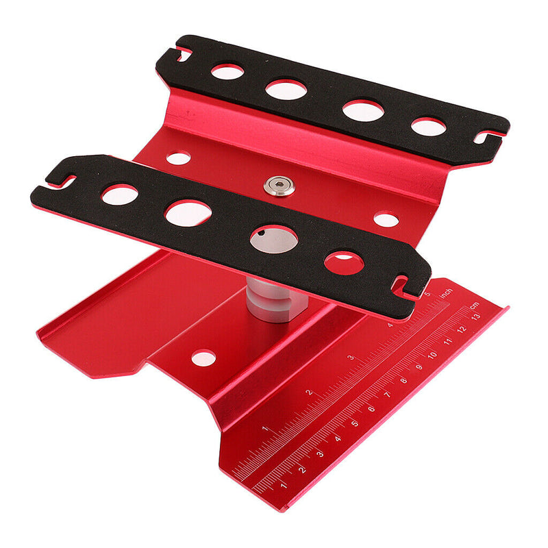 Adjustable RC Car Repair Station Red Assembly Platform Display Stand for 1/8