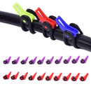 10pcs Plastic Fishing Rod Clasp Fishing Bait Rod Accessory Random Color  BX
