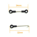Repair Replacement Connecting Rod Set Steel RC Toys Professional for Wltoys V950