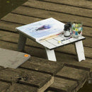 Mini Metal Portable Camping Table Lightweight Foldable Compact Barbecue Out J4T2