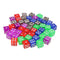 Bag of 50 Pieces of Transparent Dice Set of 5 Colors of 16mm D&D MTG Board Games