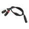 5Pin Male to Dual 3Pin Female 2CH Camera Audio Cable Flexible XLR Plug Lead