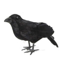 2x Foam Crow Bird Statue Tree Ornament Garden Scarecrow Outdoor Pest Control