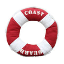 Life Buoy Mediterranean Coast Guard 40" Pillow Sofa Cushion Home Decor Red