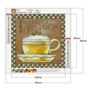 5D DIY Full Round Drill Diamond Painting Cup Cross Stitch Mosaic (CQ086)
