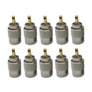 10pcs UHF PL259 Male Twist-on Connectors RG8 RG58 RF Coaxial Cable Adapters