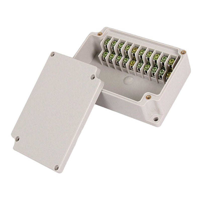 10-Position Terminal Box OUTDOOR ENCLOSURE PLASTIC CASE UTILITY CABLE BOX