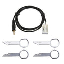 3.5mm 6000 CD AUX In Input Adapter Cables for Ford Focus C-MAX Mondeo Fiest N9G2