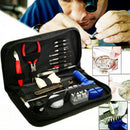 19Pcs Watch Repair Back Case Pin Link Spring Strap Remover Opener Tool Kit TIX