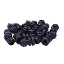 20 pieces M12 external thread 3-6.5mm adjustable Cable gland black N9M5