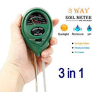 3-in-1 Soil Tester Meter For Garden Lawn Plant Pot LIGHT Tool MOISTURE PH S F3P8
