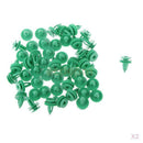 100x Bumper Fender Push Type Rivet Moulding Clips 6503204 for Chrysler
