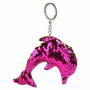 Shiny Fashion Jewelry Girl Kids Gifts Dolphin Key Ring Handbag Pendant Hold G5J9