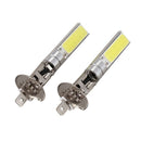2X H1 Xenon White 6000K 7.5W COB LED SMD DRL Driving Fog Beam Head Light