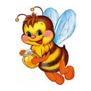 5d Diamond Painting Bee Full Round Diamond Embroidery Cartoon Bee Picture R