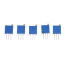 60 Pcs 100 - 500K ohm 3296W Trim Pot Trimmer Potentiometer Assortment Kit