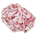 baby girl pink bowknot ruffles pants bloomers diaper cover - S