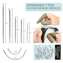 31 Pcs Leather Sewing Tools Diy Leather Craft Tools Hand Stitching Tool Set