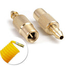 Car 6mm Tyre Tire Inflator Valve Connector Tyre Air Pump Chuck Valve Clip BrAPT~