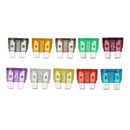 150pcs Mixed Mini Blade Fuses Zinc Alloy Assortment Set for Car Auto Truck