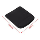 Rectangle Wrist Support Cloth + EVA Mouse Pad Mice Mat For Compute black 21 A6S3