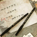 Black Ink Marker Double-end Soft Brush Marker Pen Writing Fineliner Brush G3J3