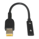 2x Laptop Power Adapter Cable USB Type-C Female