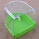 Parakeet Hanging Bathtube Clean Parrot Water Cage Bowl Bird Bath Accessory