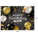 Happy Birthday Photographic Art Cloth Backdrop Studio Prop Household Decor