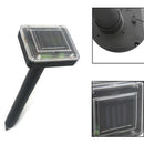 2pc Solar Powered Ultrasonic Sonic Mouse Mole Mice Pest Rodent Chaser Repel