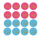 48pcs Its Boy or Girl Vote Stickers Baby Shower Supplies Gift Bag Stick_