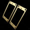 2 Pcs Metal Flat  Pickup Mounting Ring Set For Electric Guitar Spare Part - 2mm
