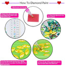5D DIY Special Shaped Diamond Painting Chicken Cross Stitch Kits (D1079)