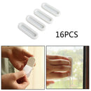 16Pcs The Open Sliding Paste Door Handles Glass Window Cabinet Drawer Wardrobe