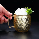 1pc Moscow Mule Mug Beer Cup Coffee Cup Mugs Kitchen Bar Drinkware Golden