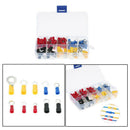 102PCS Electrical Assorted Insulated Wire Cable Terminal Crimp Connector Set Kit