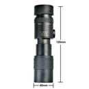 10-30x30 Zoom Portable Outdoor Pocket Monocular Telescope for Travel Hunting