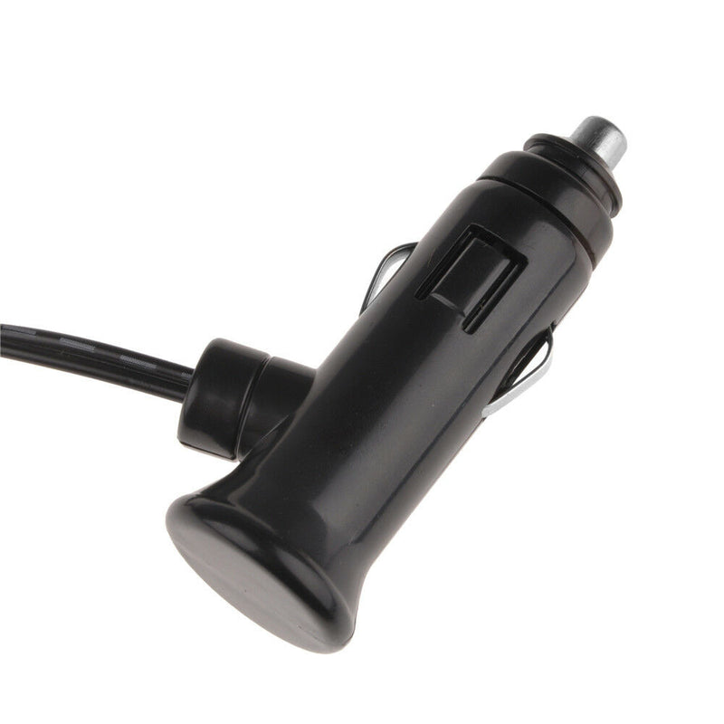 Car Power Adapter Triple Cigarette Lighter Socket Splitter Dual USB Port DC 12V