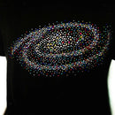 Universe Rhinestones Iron on Hot Fix Motif Heat Press Applique Patch 12.5x6.2